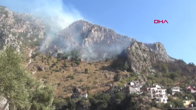 Hatay’da Habib-İ Neccar Dağı’nda Makilik Alanda Yangın Kontrol Altına Alındı
