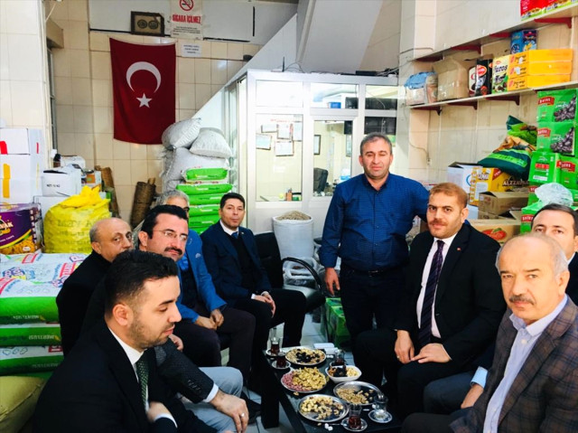AK Parti Hatay İl Başkanı Güler’in Esnaf Ziyareti