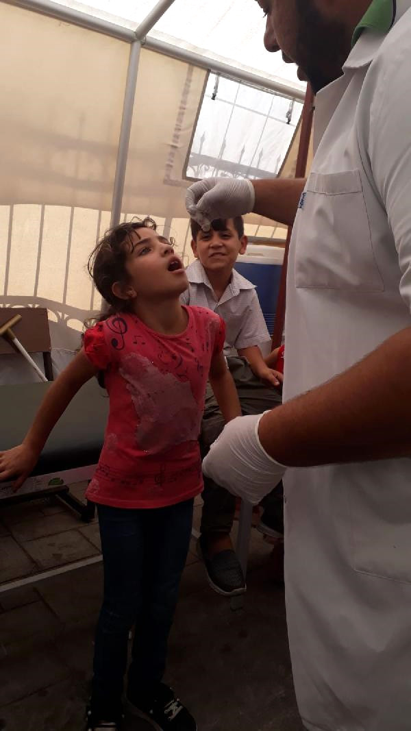 Suriye’de, Bayramlaşmadan Dönen 17 Bin 341 Çocuğa Aşı Yapıldı