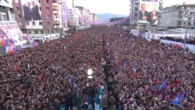 Cumhurbaşkanı Erdoğan, AK Parti Mitinginde Konuştu