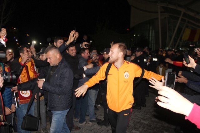 Galatasaray Hatay’a Ulaştı