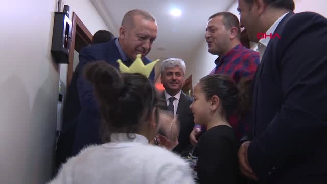 Hatay Cumhurbaşkanı Erdoğan, Öngeç Ailesine Misafir Oldu