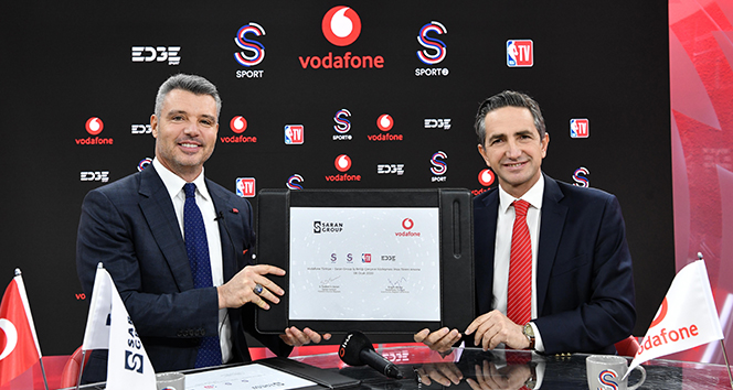 Vodafone ve Saran Grup sporda güçlerini birleştirdi