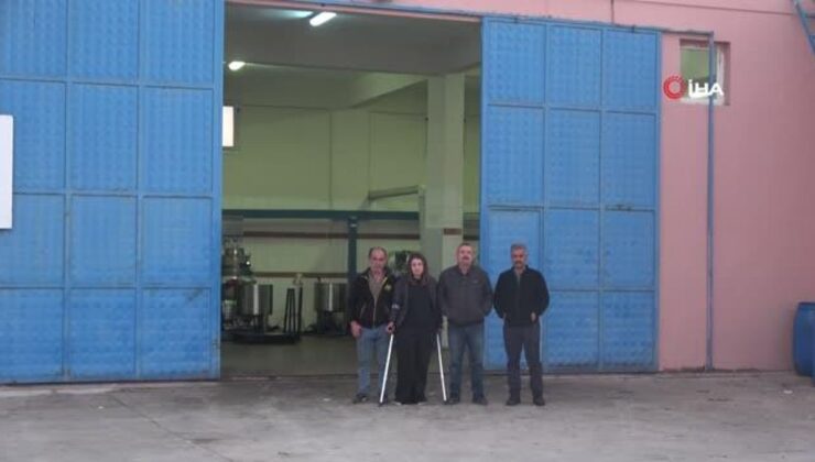 Sarsıntıda ailesini kaybeden genç bayan, ampute olan bacağıyla babasından kalan fabrikanın başına geçti