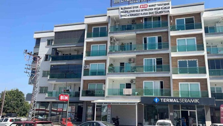Apartman Sakinleri BİM Marketin İşgaline Reaksiyon Gösterdi