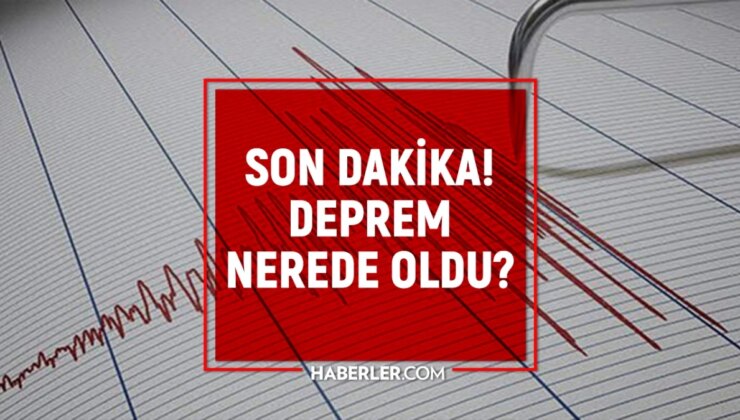 Hatay zelzele mi oldu SON DAKİKA? Az evvel sarsıntı mi oldu?
