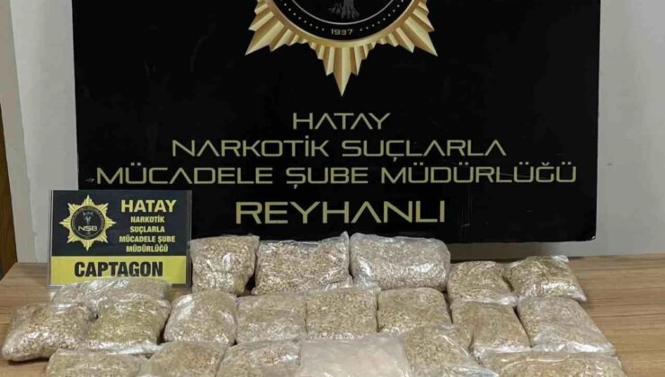 Hatay’da Captagon Uyuşturucu Operasyonu: Şahıs Tutuklandı