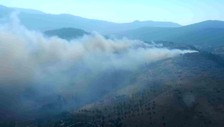 Hatay’da Orman Yangınına Havadan ve Karadan Müdahale