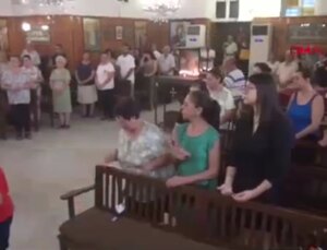İskenderun’da Meryem Ana için ayin düzenlendi