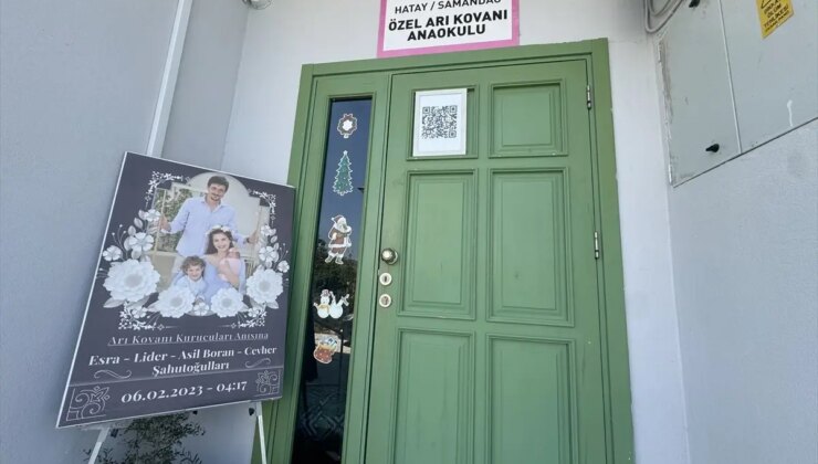 Almanya’dan Hatay’daki Anaokuluna Dayanak