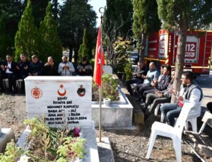 Payas’ta şehit itfaiyeci dualarla anıldı