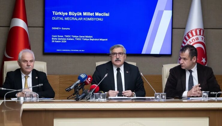 TBMM Dijital Mecralar Komitesi, DISNEY yetkililerini dinledi
