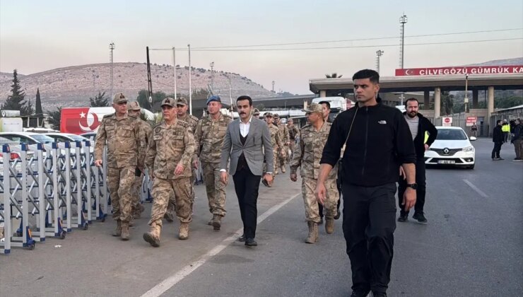 Jandarma Genel Kumandanı Ali Çardakcı Cilvegözü Hudut Kapısı’nda İnceleme Yaptı