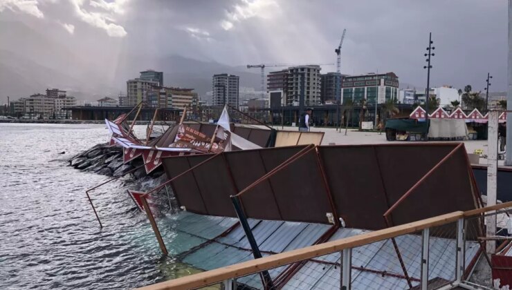 Doğu Akdeniz’i sağanak ve fırtına vurdu