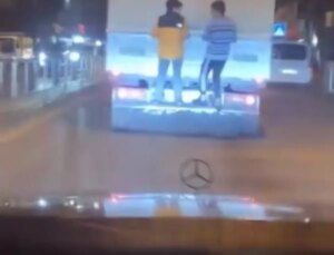 Hatay’da çocukların tehlikeli seyahati kamerada