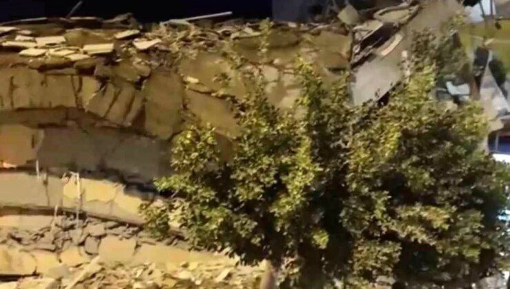 Hatay’da Çöken Bina için Arama Çalışmaları Başlatıldı