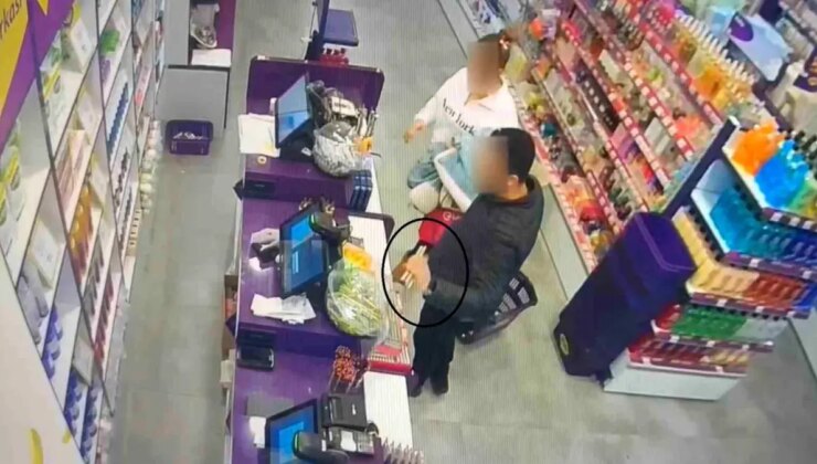 Kozmetik market zincirine dadanan anne, baba ve kız 3 aylık süreçte 1 milyon 200 bin TL’lik eser çaldı