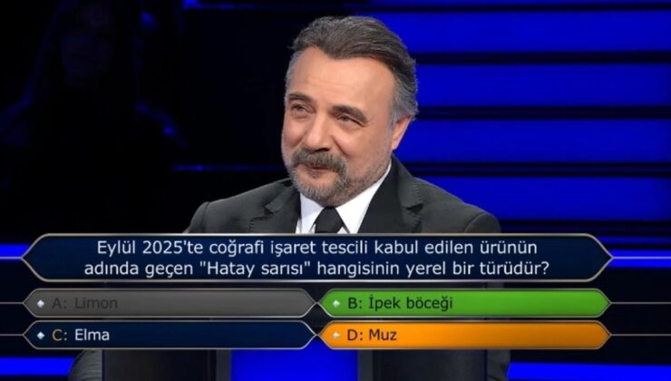 Eylül 2025’te coğrafik işaret tescili kabul edilen eserin isminde geçen “Hatay sarısı” hangisinin lokal bir cinsidir?