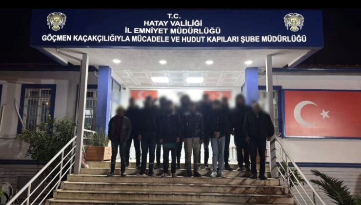 Hatay’da kaçak göçmen operasyonu: 11 kişi yakalandı, 2 organizatör tutuklandı