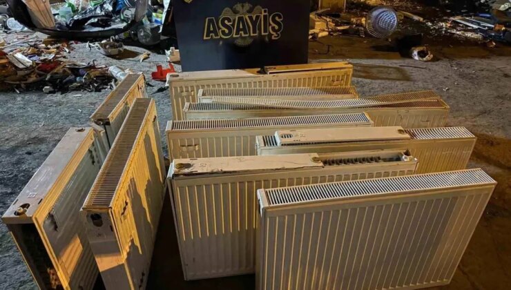 İskenderun’da kalorifer peteği hırsızları yakayı ele verdi