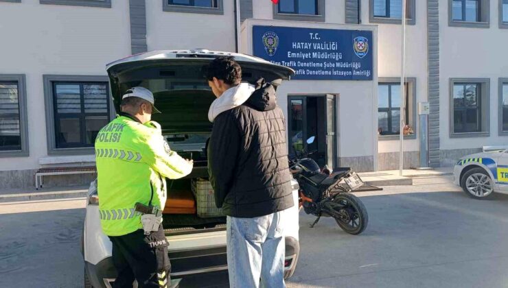 Paylaşım yapmak için trafiği tehlikeye atan şoföre 46 bin TL ceza uygulandı