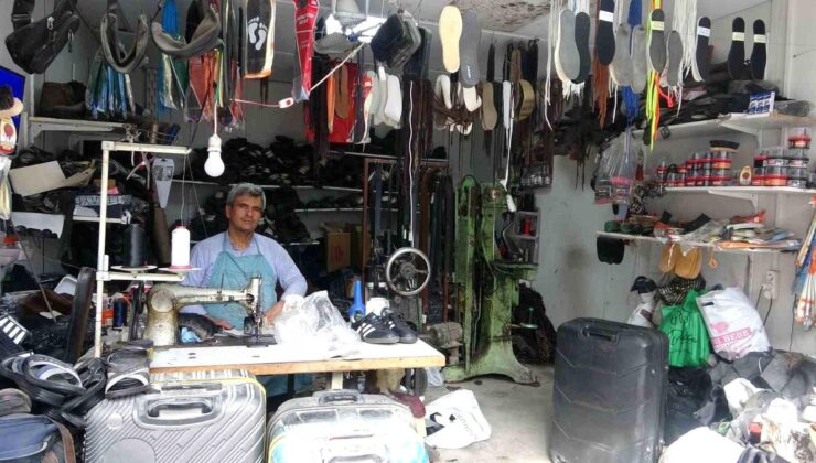 48 yıllık usta çalışma azmiyle gençlere örnek oluyor