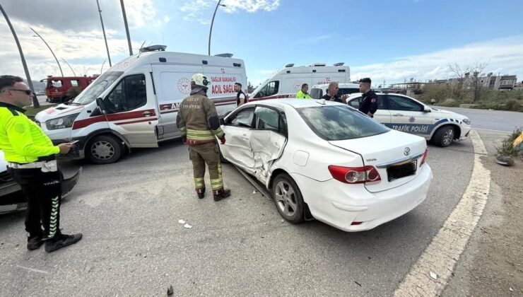 Arsuz’da trafik kazası: 1 yaralı