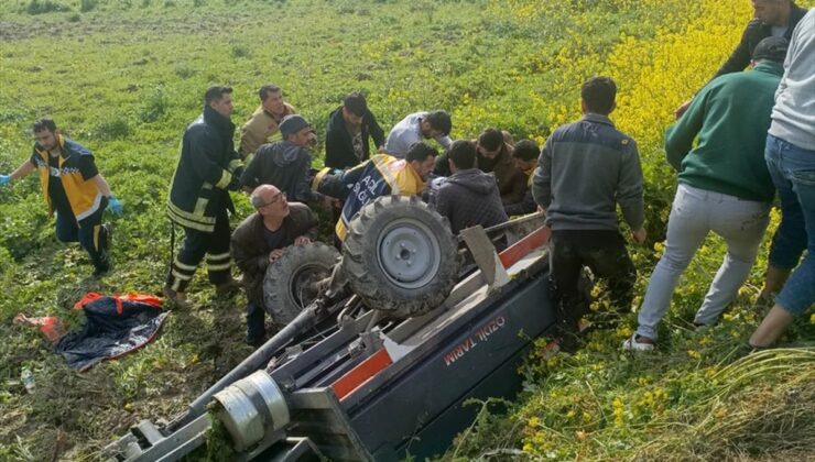 Hatay’da devrilen tarım aracının şoförü öldü