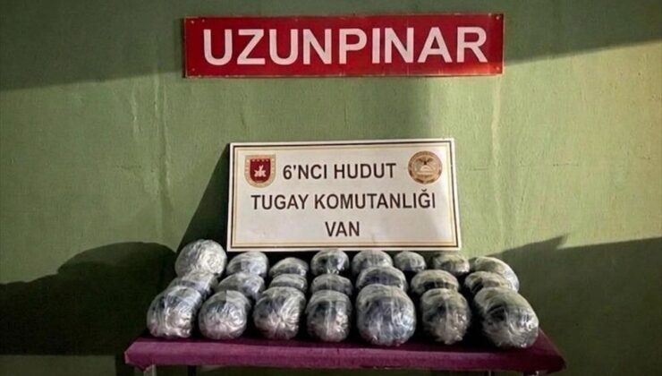 Van ve Hatay hudut çizgilerinde uyuşturucu ele geçirildi