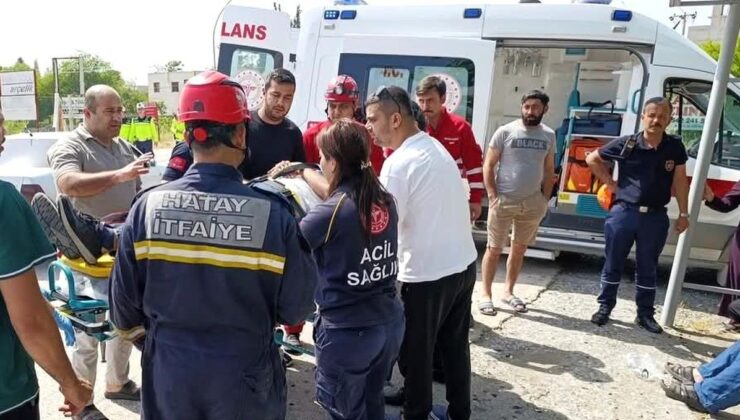 Dörtyol’da trafik kazası: 2 yaralı