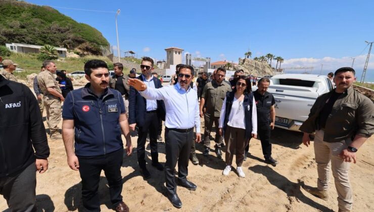 Samandağ’da sel sonrası seferberlik: Vali Masatlı çalışmaları yerinde takip etti