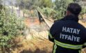 Hassa’da bahçe yangını