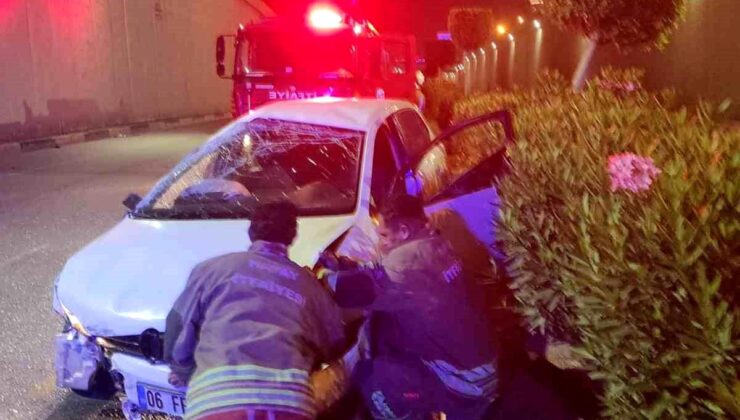 İskenderun’da trafik kazası: 1 yaralı