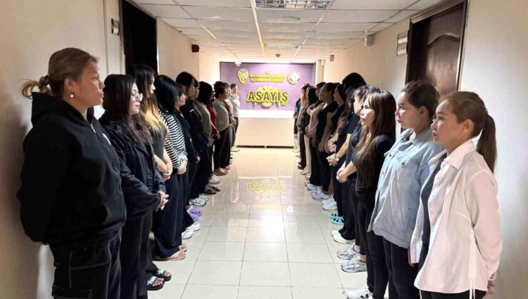 Masaj ve SPA salonlarında kaçak çalıştırılan 31 Taylandlı bayan yakalandı