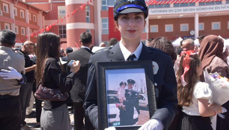 Zelzelede Şehit Olan Polis Memurunun Kızı Şehriban Okur, Babasının Müsaadeden Polis Oldu