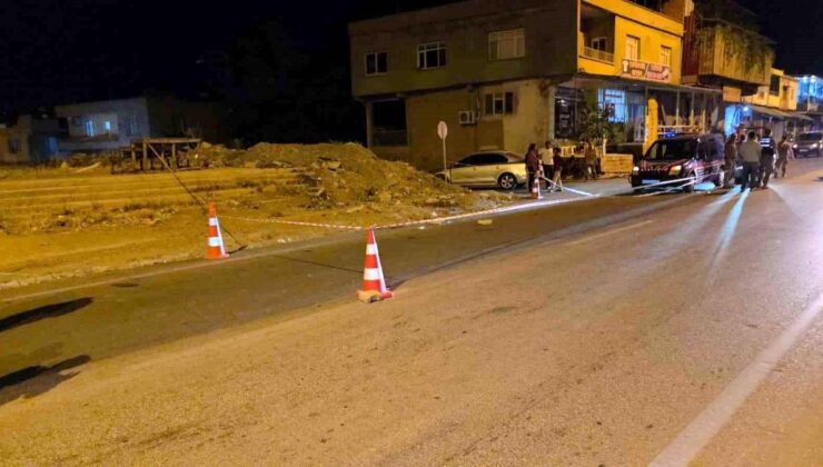 Hatay’da silahlı hengame kamerada: 2 yaralı