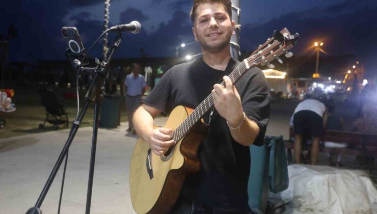 Gündüzleri elektrik tesisatı döşüyor, geceleri gitar çalıyor