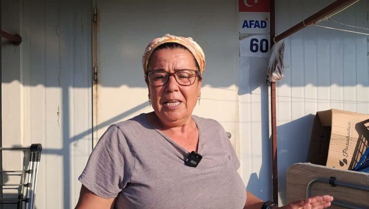 Hatay’da depremzedelerden konteyner kent tahliyesine reaksiyon