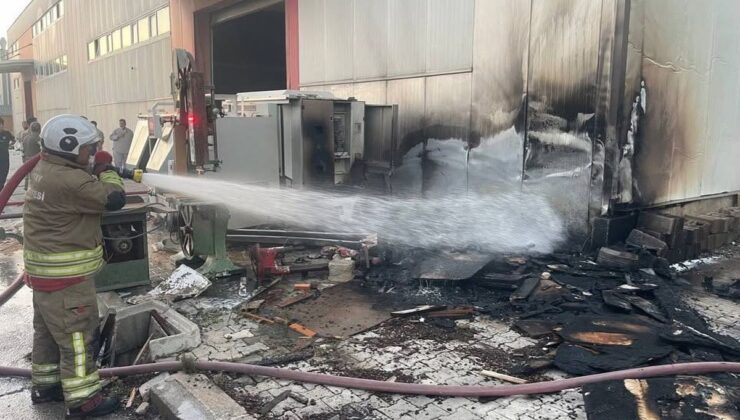 Hatay’da Mobilya Atölyesinde Yangın